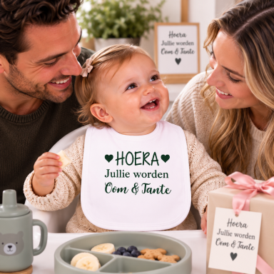 Baby Slabbetje met tekst 